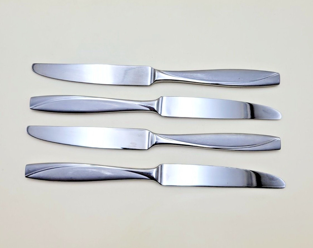 Set of 4 Oneida Camlynn Dinner Knife Stainless Steel Flatware Knives
